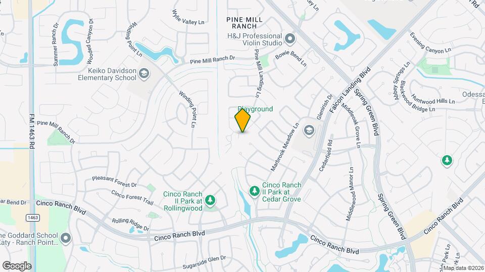 26418 Harmony Mill Ct Map and Location Details