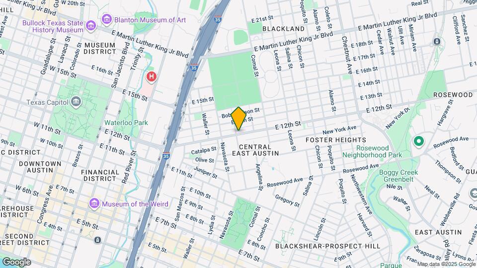 1207 San Bernard St Mapa y Detalles de la Ubicación