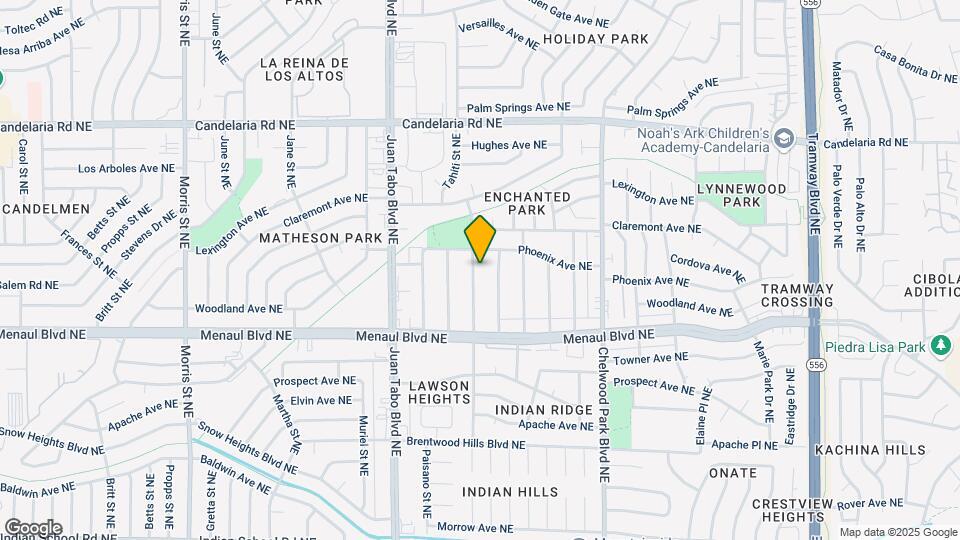 2440 Algodones St NE Map and Location Details