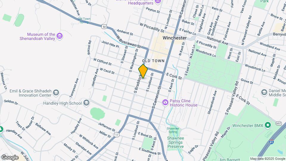 22 W Cecil St Mapa y Detalles de la Ubicación