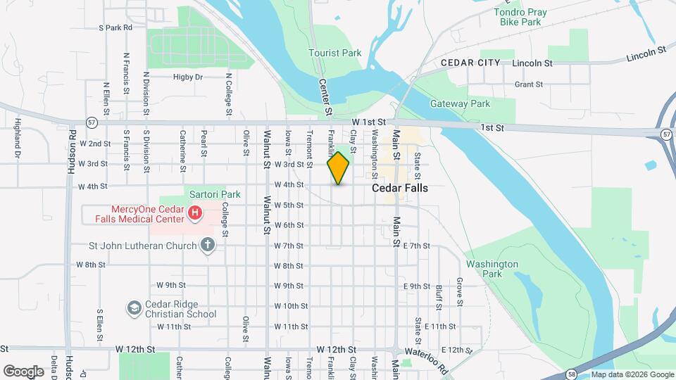 320 W 4th St, Unit 101 Map and Location Details