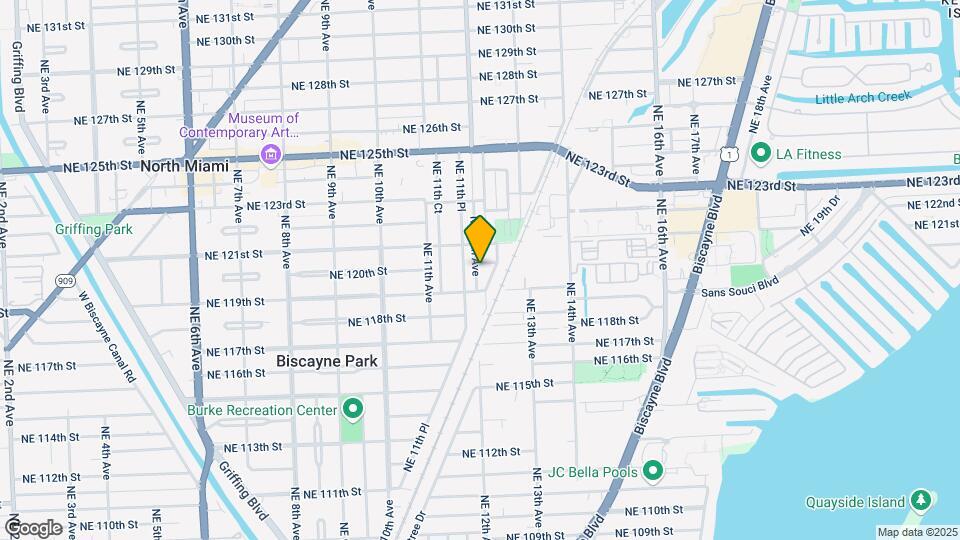 11931 NE 12th Ave Map and Location Details