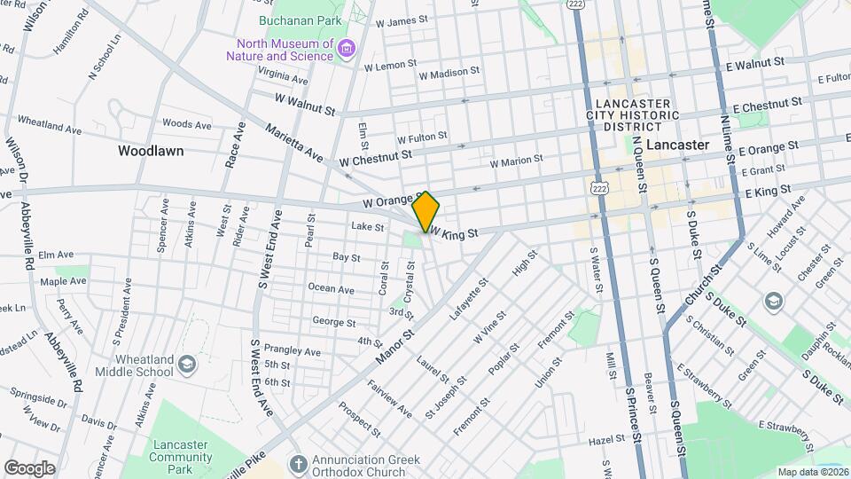 14 Old Dorwart St Map and Location Details