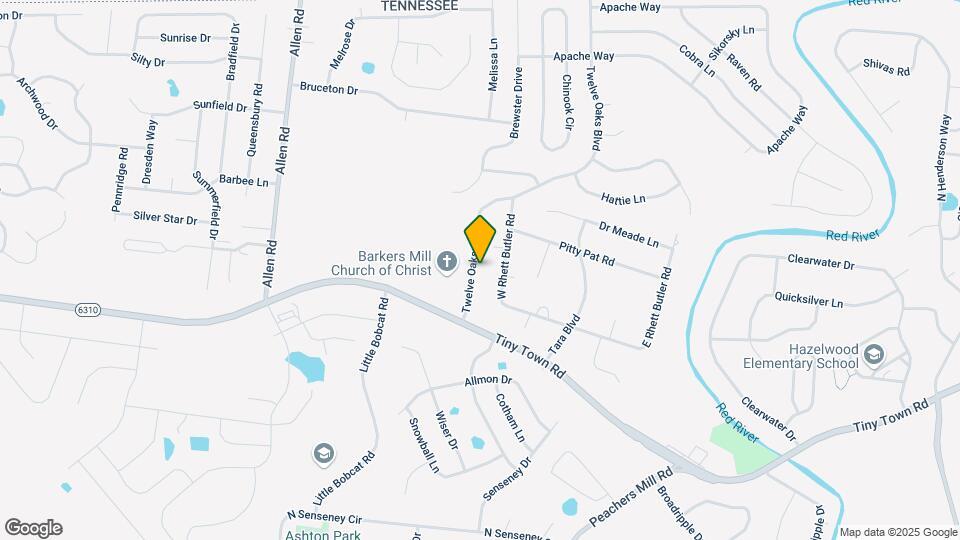 3271 Twelve Oaks Blvd Map and Location Details