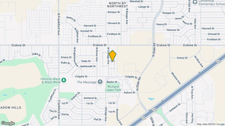 509 N Brentwood Ave Map and Location Details