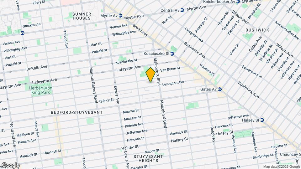 733 Lexington Ave Map and Location Details