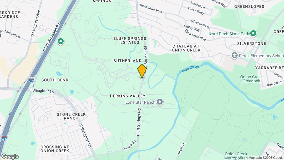 8300 Bluff Springs Rd Map and Location Details