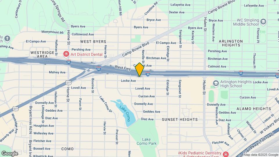 5108 Locke Ave Map and Location Details