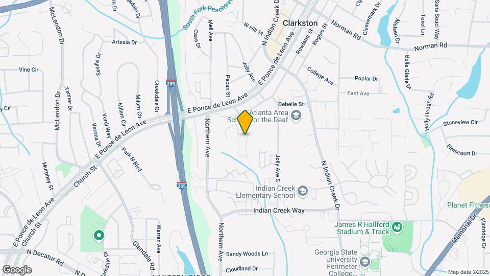 857 Glynn Oaks Dr Map and Location Details