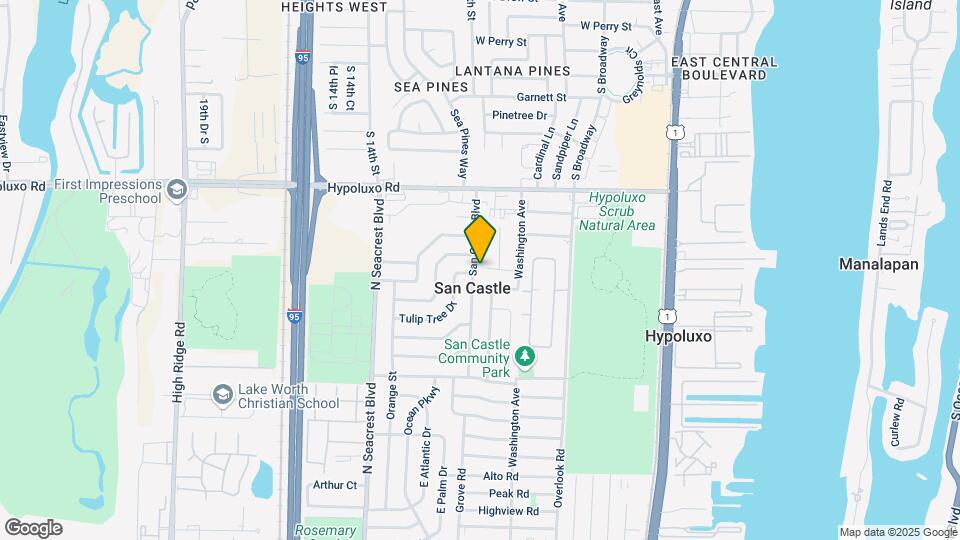 7214 San Castle Blvd Map and Location Details