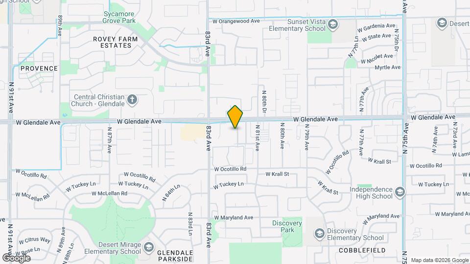 6828 N 81st Ln Map and Location Details