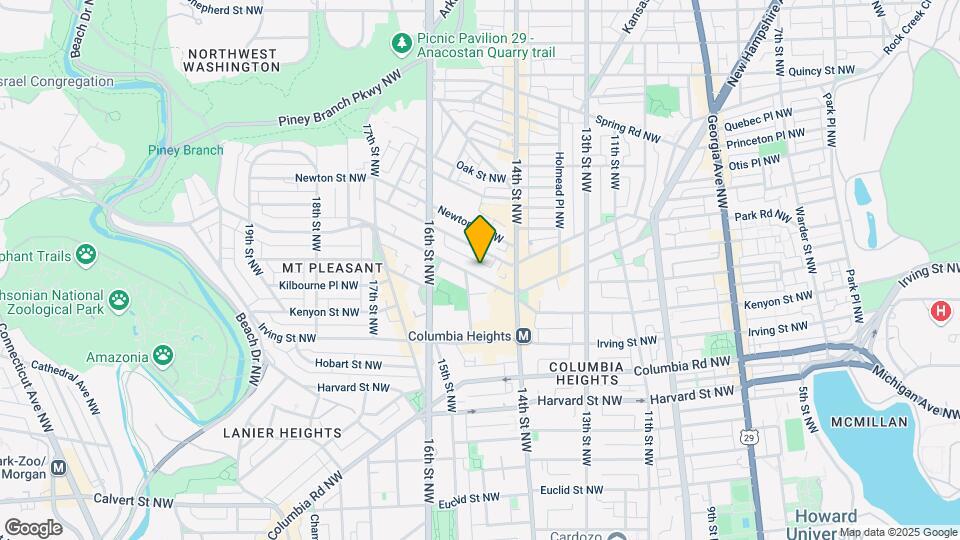 1451 Park Rd NW, Unit 216 Mapa y Detalles de la Ubicación