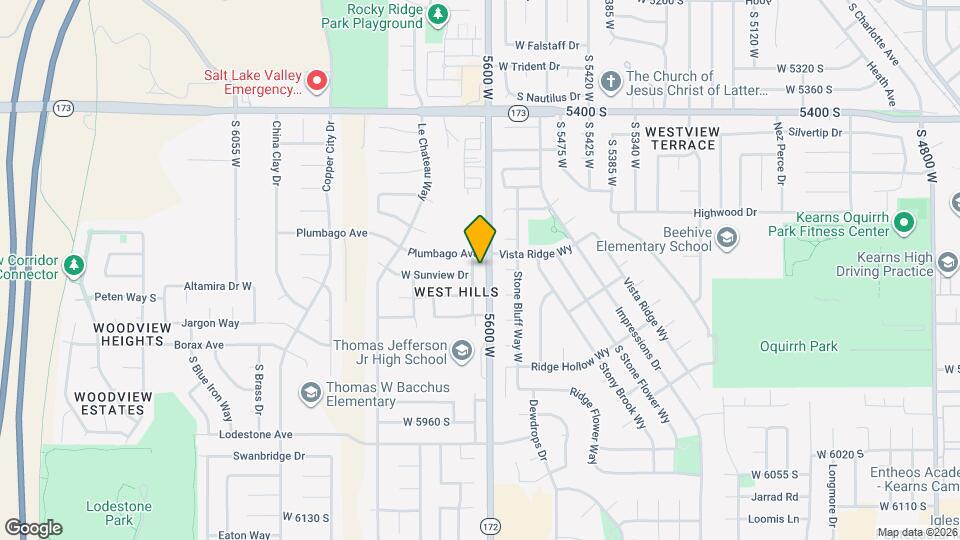 5687 S 5630 W Map and Location Details