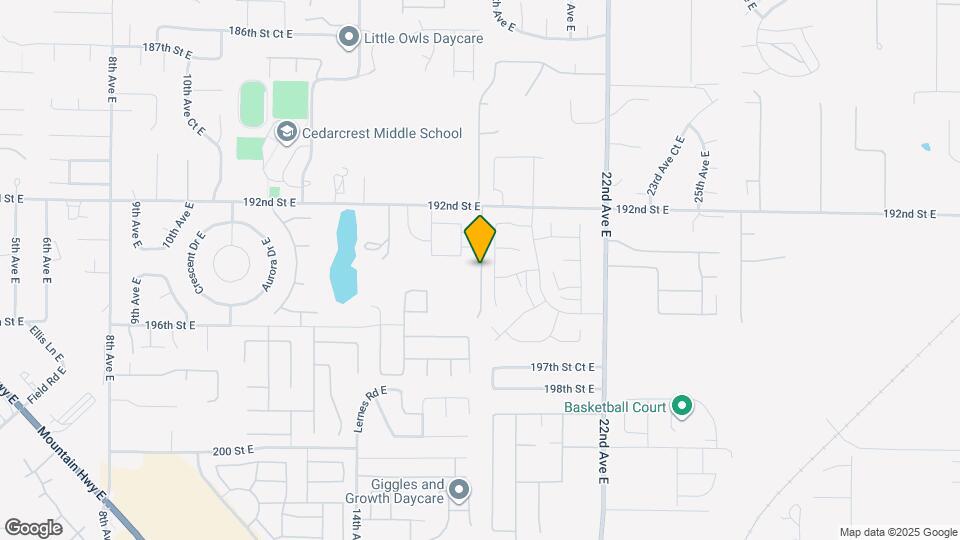 19422 18th Ave Ct E Map and Location Details