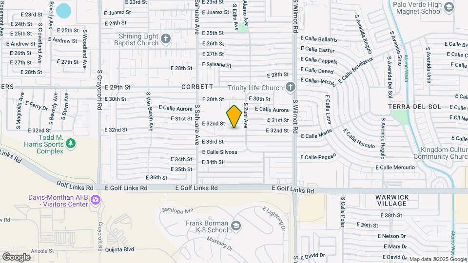 6028 E 32nd St Map and Location Details