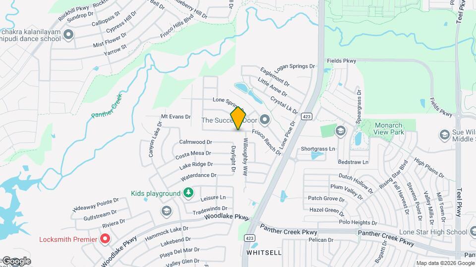 14815 Frisco Ranch Dr Map and Location Details