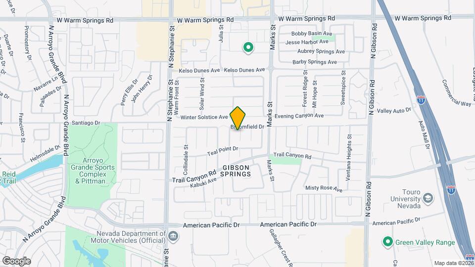 267 Copper Glow Ct Map and Location Details