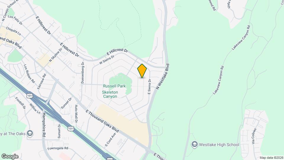 3021 E Black Hills Ct Map and Location Details
