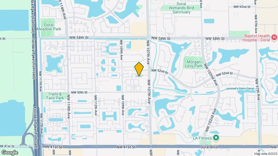 10812 NW 51st Ln Map and Location Details