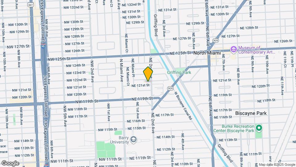181 NE 121st St Map and Location Details