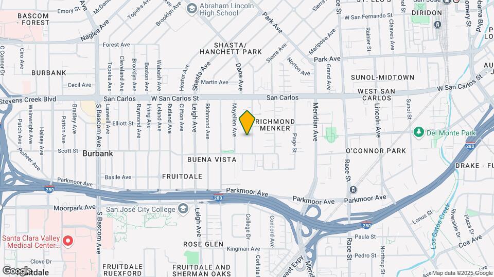 429-451 S Buena Vista Ave Map and Location Details