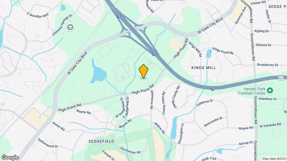 Carolina Pines Retirement Community Map and Location Details