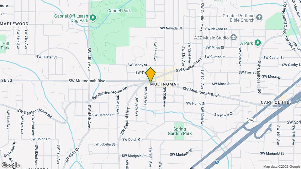 Multnomah Village Townhomes Mapa y Detalles de la Ubicación