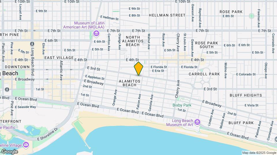 1410 E 3rd St Mapa y Detalles de la Ubicación