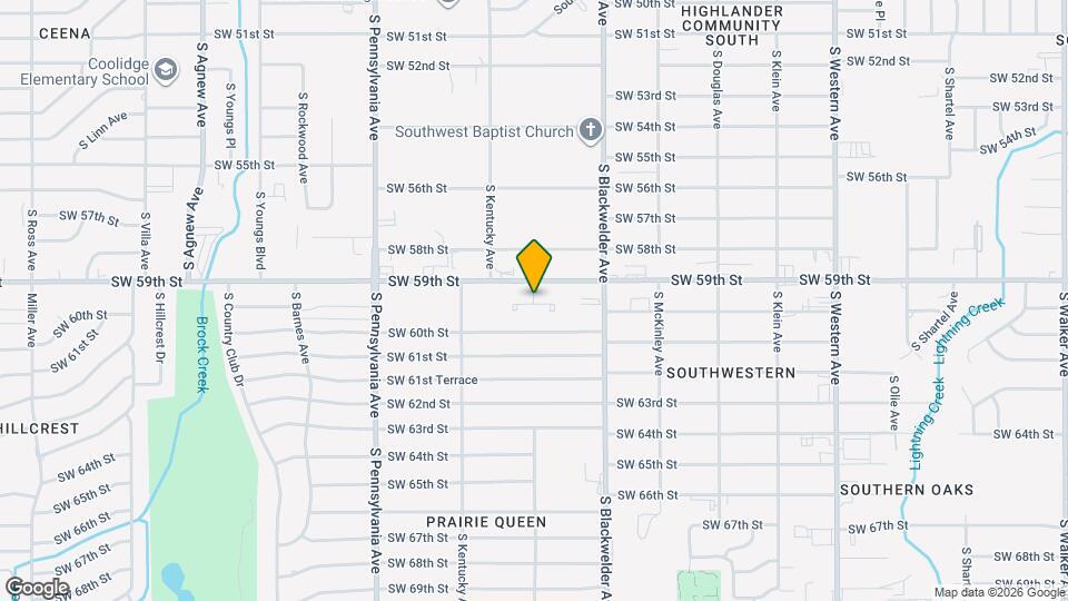 1402 SW 59th St Map and Location Details