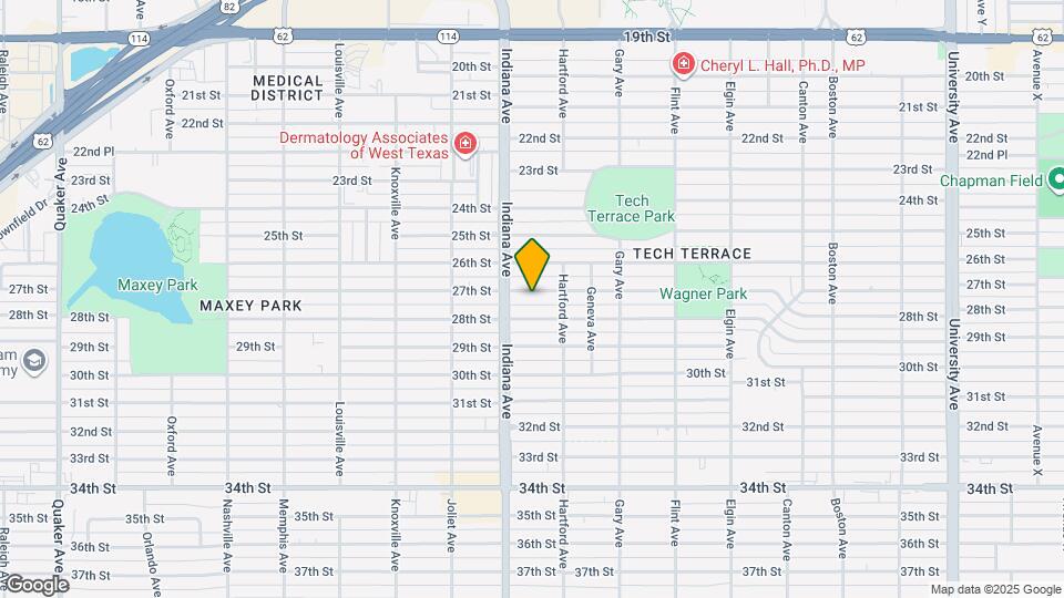 3311 27th St Map and Location Details