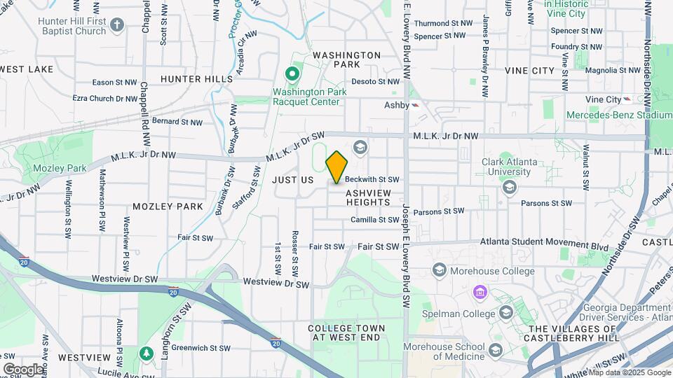 1035 Palmetto Ave SW Map and Location Details