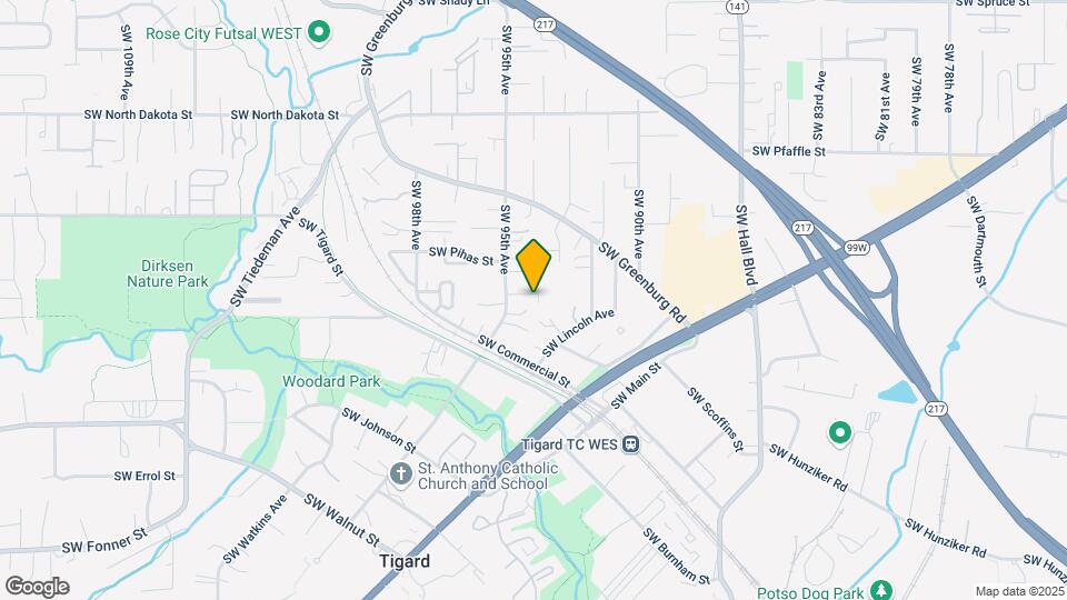 9394 SW Eunice Ln Map and Location Details