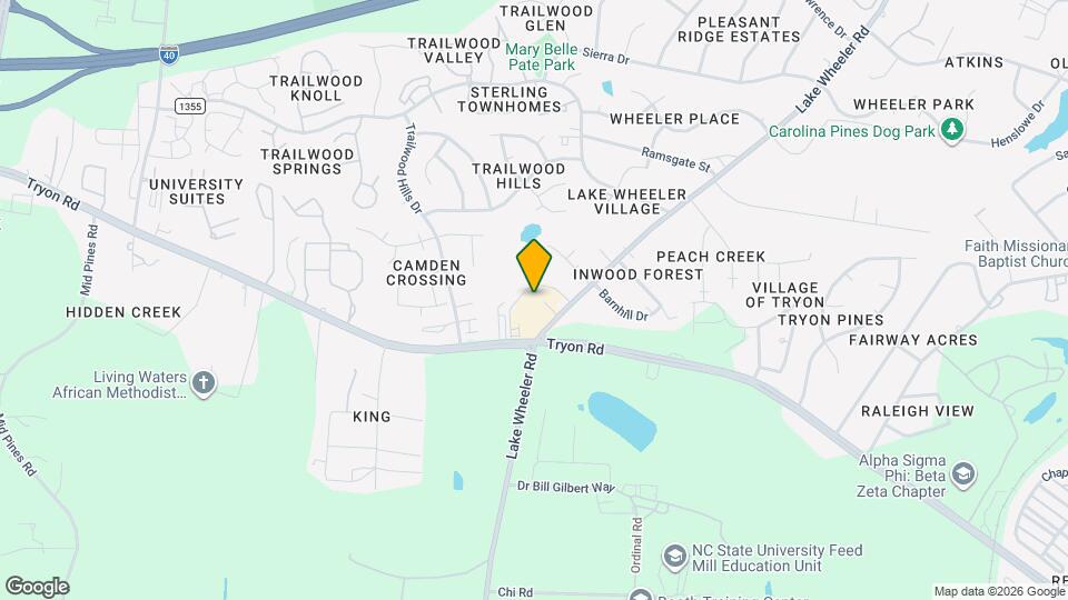 2720 Lake Wheeler Rd, Unit SI ID1284683P Mapa y Detalles de la Ubicación