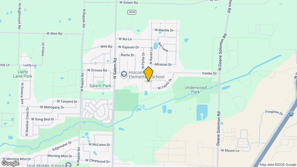 2903 N Raven Ln Map and Location Details
