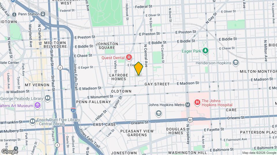 1205 Ashland Ave Map and Location Details