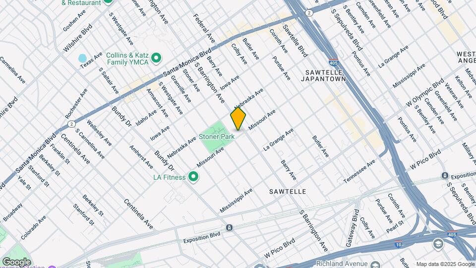 11733 Missouri Ave Map and Location Details