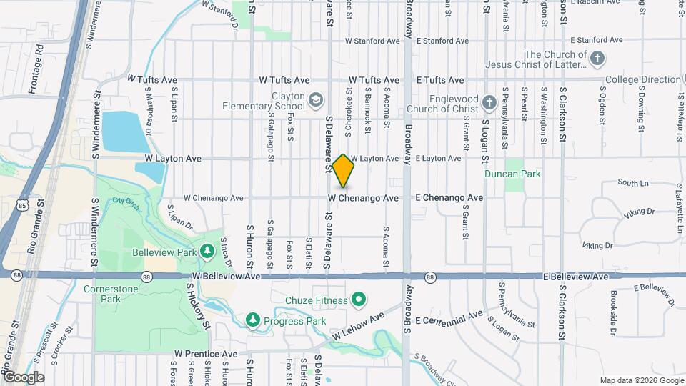 301 W Chenango Ave Mapa y Detalles de la Ubicación