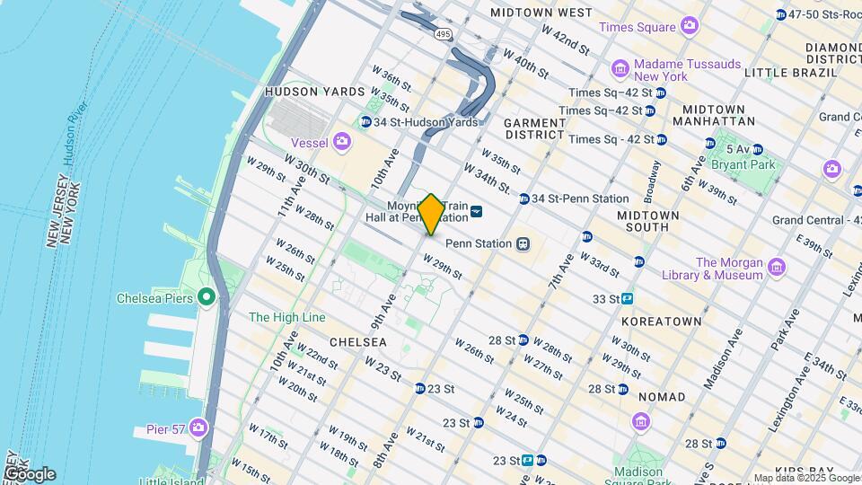 370 W 30th St Map and Location Details