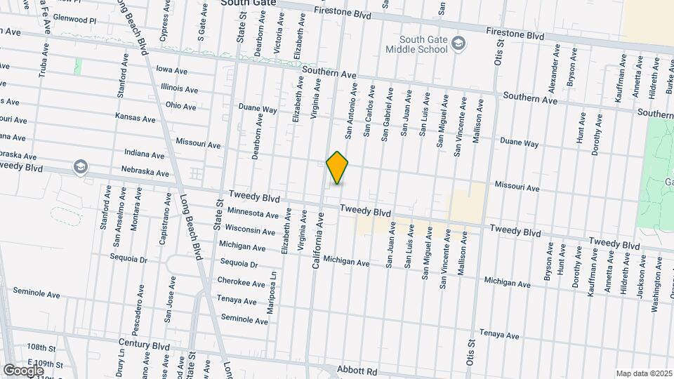 9823 San Antonio Ave Map and Location Details