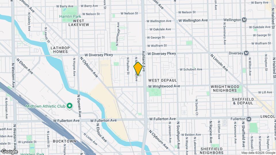 2635 N Marshfield Ave Map and Location Details