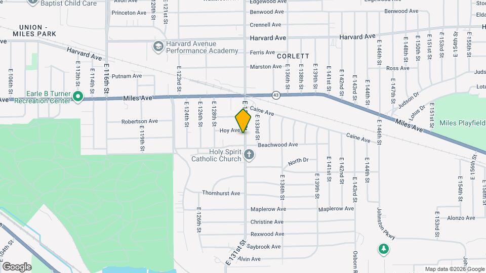 4288 E 131st St Map and Location Details