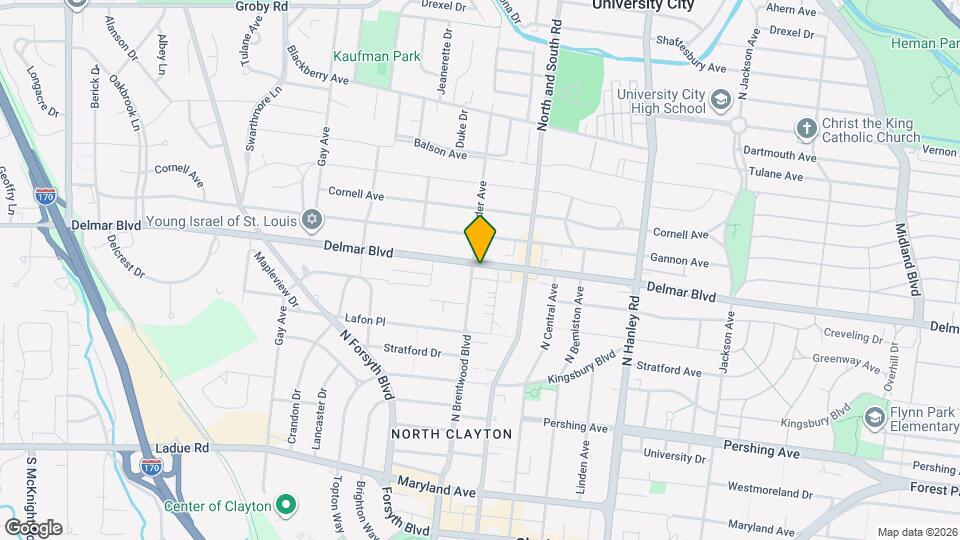 7742 Delmar Blvd, Unit First Floor Map and Location Details