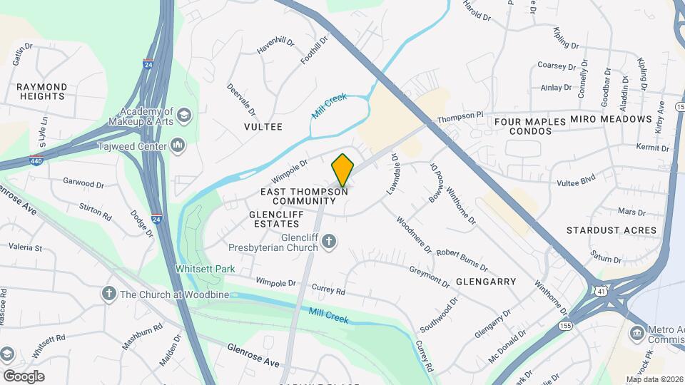 328 E Thompson Ln Map and Location Details