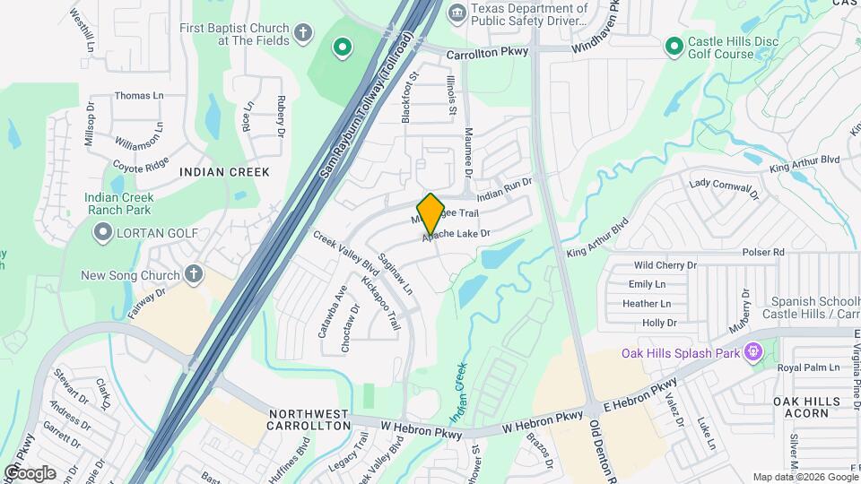 1201 Apache Lake Dr, Unit Apartment Above Garage Mapa y Detalles de la Ubicación