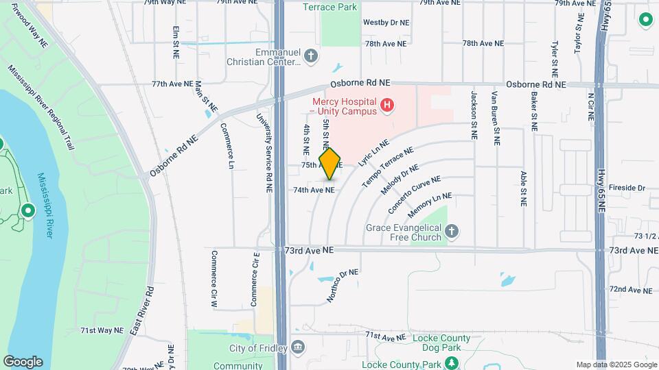 415 74th Ave NE Mapa y Detalles de la Ubicación
