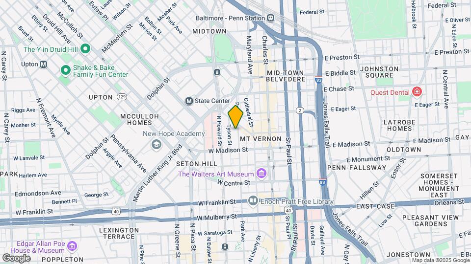 828 Park Ave Map and Location Details