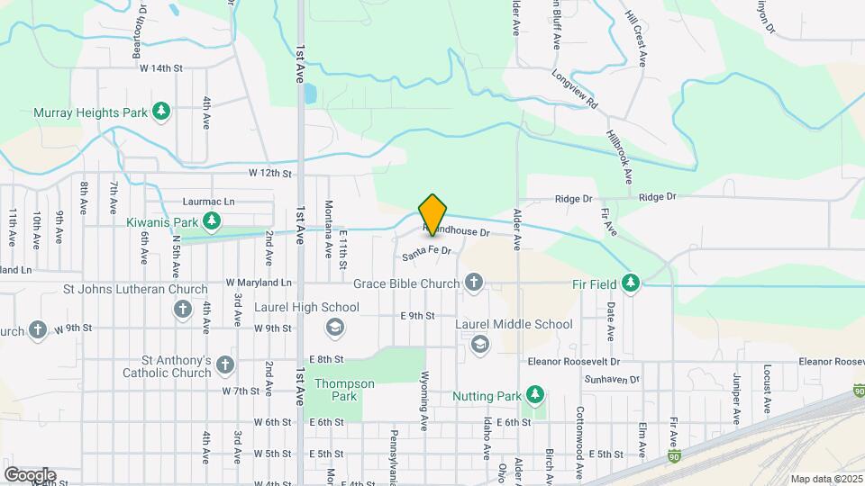 503 Santa Fe Dr Map and Location Details
