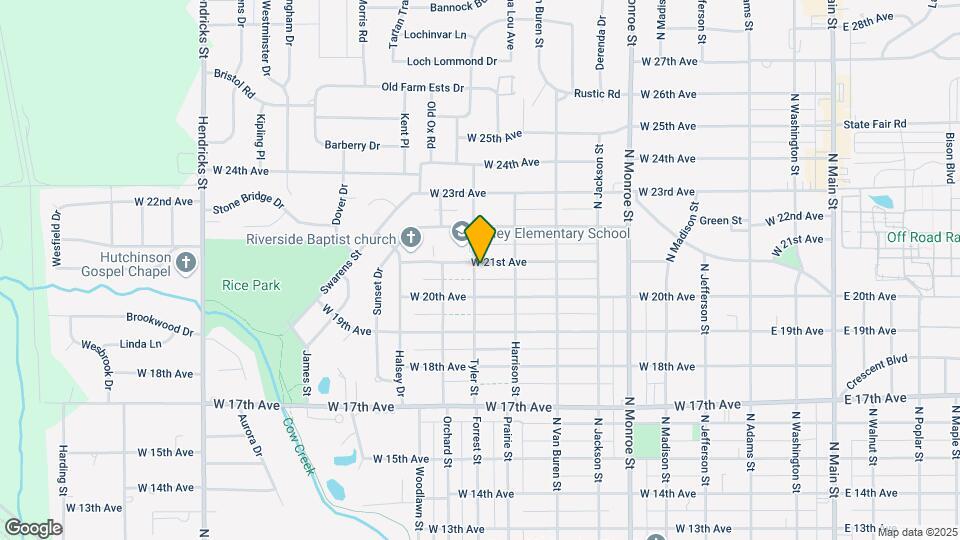 815 W 21st Ave Map and Location Details