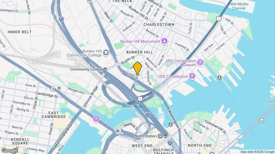 36 Washington St Map and Location Details