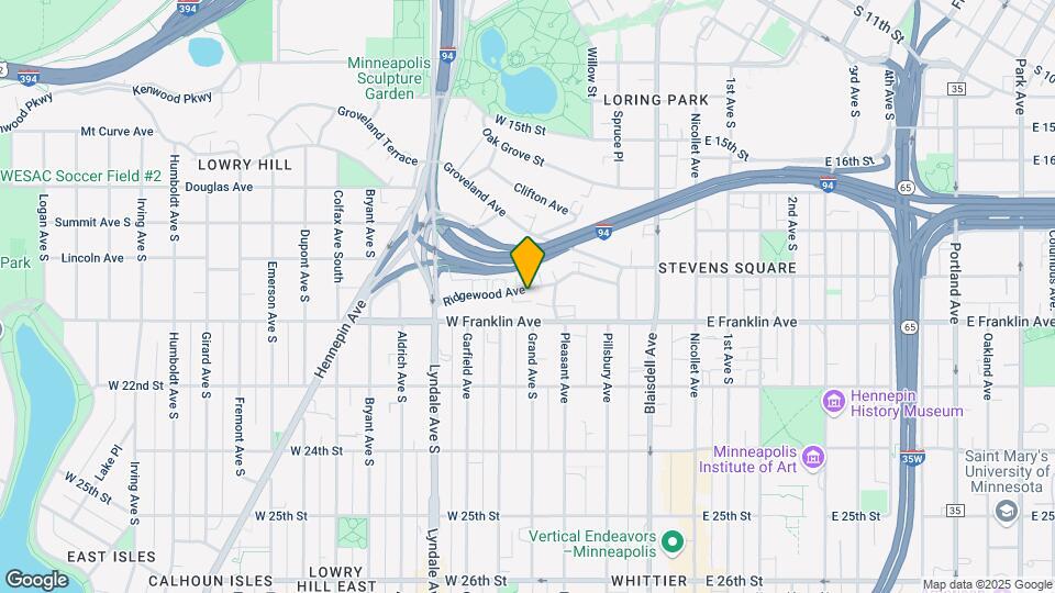 401 Ridgewood Ave Map and Location Details